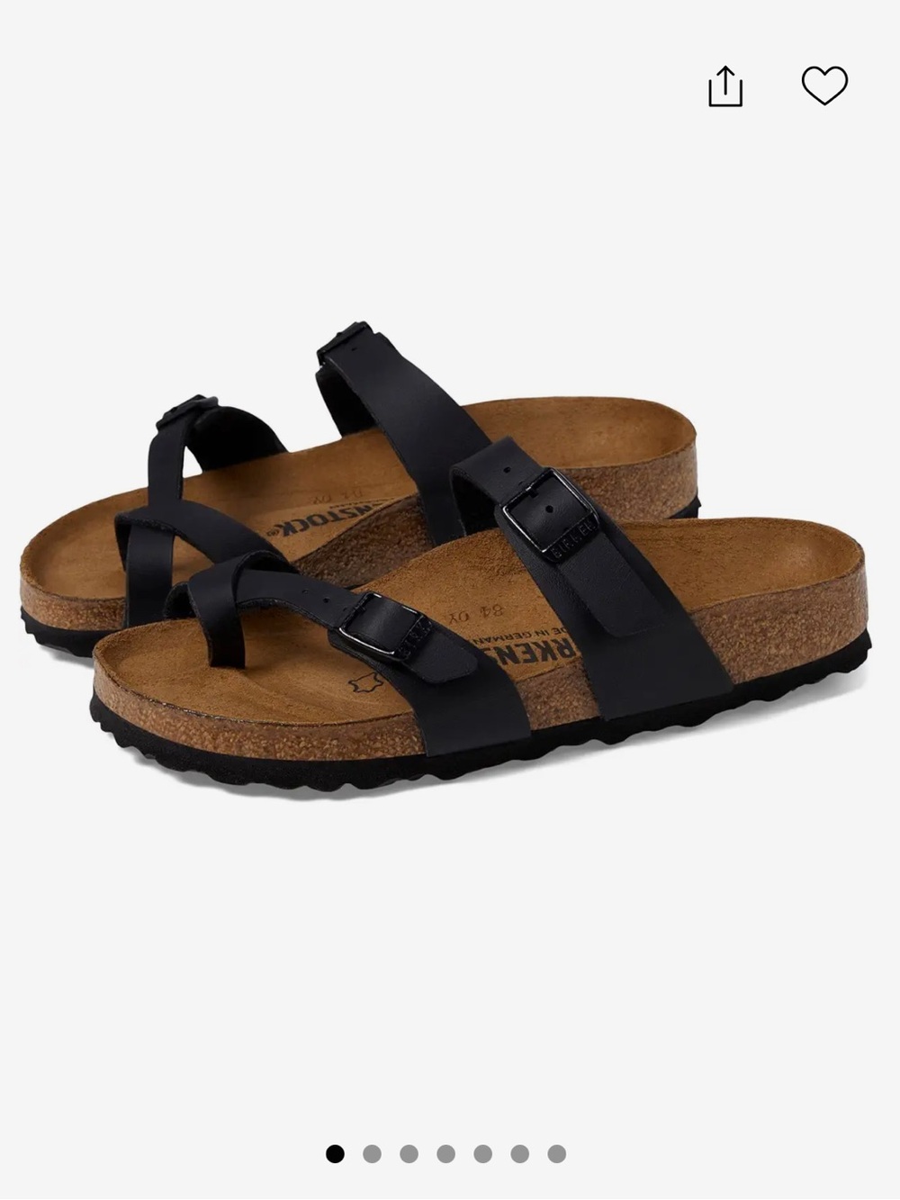 Black Birkenstock Mayari 39 narrow